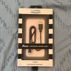 LuMee Duo Instafame Lighted Case - Cream